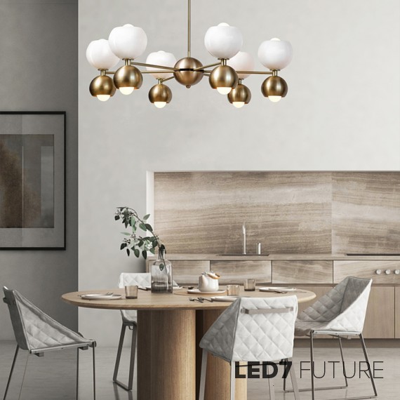 Loft Industry Modern - Deco Balls Chandelier V2